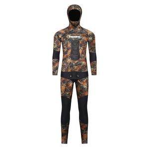 <span class=keywords><strong>Traje</strong></span> de <span class=keywords><strong>neopreno</strong></span> de camuflaje con capucha, <span class=keywords><strong>traje</strong></span> de surf personalizado de manga larga, <span class=keywords><strong>traje</strong></span> de buceo, natación, pesca, 3mm, 5mm, 2 piezas - Product Image 2