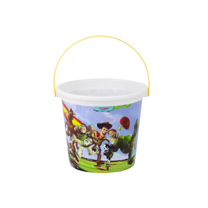 Cubos de Palomitas de Maíz de Plástico Personalizados de 44 oz para Noche de Cine con Asa, Hechos en Vietnam - Product Image 4