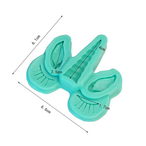 Unicorn Cake Decorating Mold Silicone DIY Ice Cream Eyes Ears Chocolate Mold For Birthday Cake Making - Product Image 3