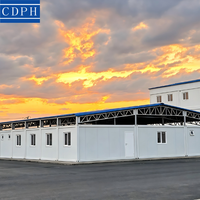 Bâtiments modulaires portables CDPH pour l'hébergement des travailleurs et les bureaux de chantier