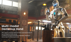 Robot humanoïde lourd ENGINEAI INTL Ver T800, couple de 450 Nm, vitesse de 3 m/s, 7 degrés de liberté, capacités de charge de 5 kg, perception multidimensionnelle - Product Image 1