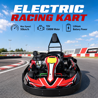 Capacidad de Carga de 100 kg, Controlador de 3 Velocidades, Control Remoto de Velocidad Opcional para Alquiler de Go Karts en Parques de Diversiones