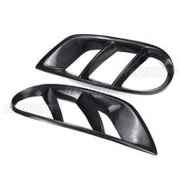 Nouvelle garniture de couvercle de sortie d'air de calandre de pare-chocs avant en fibre de carbone véritable pour Mercedes-Benz W205 C250 C300 C43 2015-2018