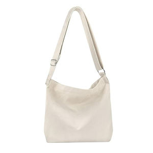 Sac fourre-tout en toile de haute qualité à bandoulière unique et multi-poches pour étudiants, idéal pour le travail, les voyages et l'école - Collection Femme - Product Image 1