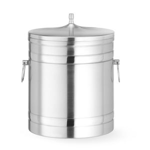 Secchiello per Ghiaccio BarUp 5L Argento a Doppia Parete 200x(H)230mm per Mobili Bar - Product Image 1