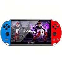 Console de jeu portable X12 PLUS à grand écran de 7 pouces, 4K HD, compatible Switch 2, sans fil, mémoire 16 Go, double joystick, rétro PSP