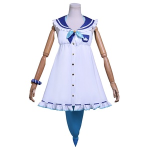 Costume de cosplay Forever <span class=keywords><strong>Saba</strong></span>, Vtuber, idole virtuelle, cosplay, jeu, présentateur, rôle, robe, sous-vêtements, composant en polyester, ensemble complet Echo - Product Image 5
