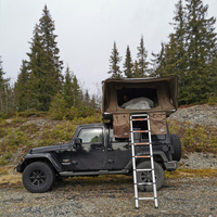 Camion à ouverture latérale Camper Truck Trailer 4x4 4wd Off Road Hardshell Hard Shell Camping Car Rooftop Off Road Tent