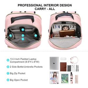 LOVEVOOK 15,6 17 18 pulgadas mochila informal con puerto USB hombres mujeres viaje estudiante mochilas escolares mujeres lujo Laptop mochilas 2024 - Product Image 3