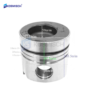 ลูกสูบแท้ OEM รุ่น FE6TA-3.0H รหัส OEM 12011-Z5702 สำหรับรถบรรทุกหนักนิสสัน เครื่องยนต์ดีเซล อะไหล่ลูกสูบ ชุดลูกสูบ FE6TA พร้อมสลัก - Product Image 3