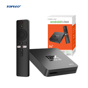 กล่องรับสัญญาณทีวี Topleo Certified 4K Android TV Box HDR 5G WiFi Quad Core OTT Streaming Player Set Top Box Smart 4K TV Box - Product Image 1