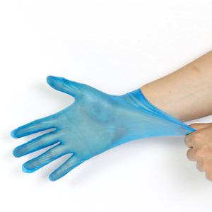 식품 등급 PVC 컬러 내유성 방수 두꺼운 내구성 탄성 검사 가정용 비닐 장갑 - Product Image 5
