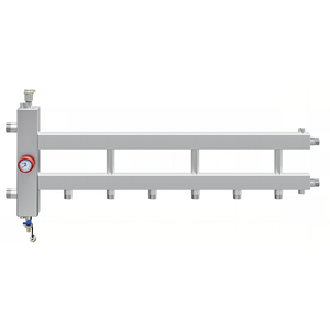 2ウェイフレキシブル床下暖房マニホールドSS304油圧セパレーター一次二次ヘッダーアパートボイラーヒートポンプ用 - Product Image 3