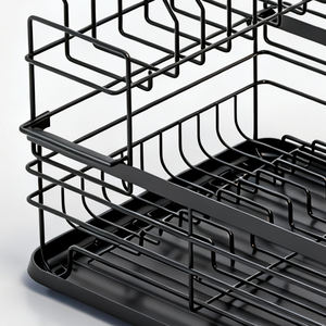 Escurridor de Platos Sobre Fregadero Simple y Práctico para Cocina con Soporte para Utensilios - Product Image 4