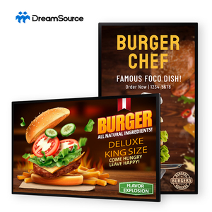 98 inch Wall Mounted LCD Display <b>Screen</b> Ultra HD 4K Indoor Commercial Advertising Monitor <b>window</b> advertising display - Product Image 2