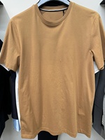 Camiseta de Hombre 2026, Nueva, de Alta Calidad, Verano, Transpirable, Cuello Redondo, Cómoda, Informal, Lisa, Absorbe la Humedad, Estilo Vintage