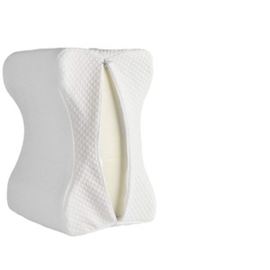 Almohada de espuma viscoelástica para piernas y pies en forma de U para alivio y soporte durante el embarazo, 27x25x15 cm, color sólido, para uso adulto. - Product Image 3