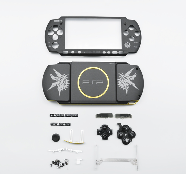 For PSP 3000 Complete Monster Housing Face Cover Shell Crust Replacement