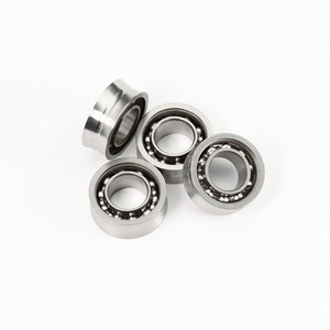 Rodamiento de Bolas de Ranura Profunda de Acero Inoxidable Cromado de Alta Velocidad y Giro Libre SR188, Tipo Abierto, Ranura en U, Sellos 2RS ZZ, Aceite - Product Image 2