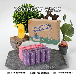 Distributeur de sacs à déjections canines biodégradables, 300 unités, extra épais et anti-fuite, avec parfum pour animaux, pour l'élimination des déchets d'animaux - Product Image 2
