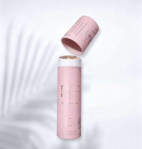 Biodegradable Cylinder Cardboard Tube Kraft Paper Cosmetic <b>Container</b> for <b>Perfume</b>, Deodorant, & Lip Balm Packaging - Product Image 3