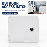 Trappe d'accès verrouillable en ABS, porte d'inspection, boîte de jonction de câblage pour camping-car, caravane, yacht