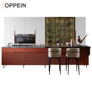 2023 New Arrivals Modern Design Red Shining Lacquer Kitchen Cabinet with Dish  Rack - China Kitchen Cabinet, Modular Kitchen Cabinet