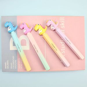 Bolígrafo <span class=keywords><strong>de</strong></span> <span class=keywords><strong>Gel</strong></span> Borrable <span class=keywords><strong>de</strong></span> Plástico Kawaii, Diseño <span class=keywords><strong>de</strong></span> Dibujos Animados para Niños, Hamburguesa, Dinosaurio, Degradado, Cabezal <span class=keywords><strong>de</strong></span> Modelado <span class=keywords><strong>de</strong></span> Software, Creativo, Bronceado, Cristal - Product Image 2