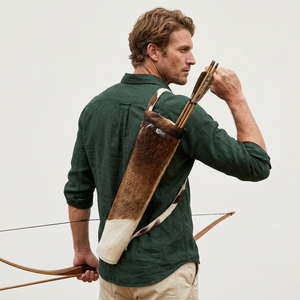 กระบอกใส่ลูกธนูหนังแท้แบบสั่งทำพิเศษสำหรับการล่าสัตว์ ยี่ห้อ Quiver Archery OEM - Product Image 1