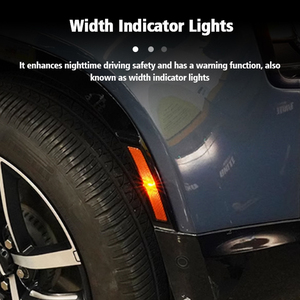 Nouvelle innovation, élargisseurs d'ailes en ABS avec lampe, extension d'arche de roue pour <span class=keywords><strong>Land</strong></span> Rover Defender 110 - Product Image 3