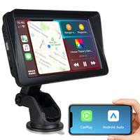 Autoradio portable sans fil 7 pouces avec écran GPS CarPlay Android Auto et caméra de recul