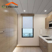 Panneau de plafond en PVC imperméable pour la décoration intérieure, fourni par la Chine