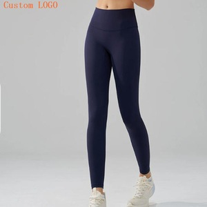 Conjunto Deportivo de Alta Calidad para Mujer, Bra Deportivo y Leggings Cortos, Venta al Por Mayor, Logotipo en <span class=keywords><strong>la</strong></span> <span class=keywords><strong>Cintura</strong></span> para Leggings de Yoga de <span class=keywords><strong>Cintura</strong></span> Alta - Product Image 1