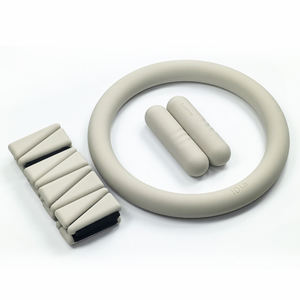 Home Gym <span class=keywords><strong>Fitness</strong></span> Set Yoga Pilates Zubehör mit Silikon Hantel Knöchel Handgelenk Gewichte EVA Pilates Reformer Mat - Product Image 2