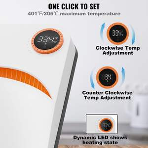 Máquina de Prensa de Calor Vevor de 12x10 Pulgadas, Plana, para Sublimación de Camisetas, Operación Manual, Blanca y Naranja - Product Image 5