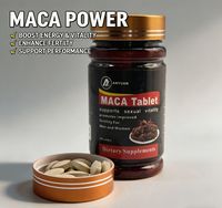 Complément alimentaire pour adultes, comprimés de maca pour la santé masculine, 100% poudre de maca, compléments nutritionnels, 60 comprimés par flacon