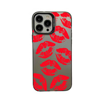 Argent Rouge Lip Print Iphone 16 Pro Max Sports Antichoc Mobile Phone Case PC Material Factory Price No Special Craft Direct GUA