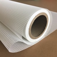 Tissu de bâche léger en polyester tissé uni tricoté chaîne, enduit PVC, en textile Teslin 1000D 260 g/m², coloré B1 M2, pour maillots de bain