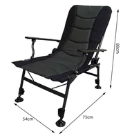 Chaise de pêche réglable personnalisée de haute qualité, chaise pliante en aluminium pour le camping en plein air