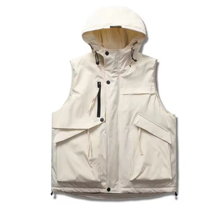Wholesale custom logo front, men's and women's waterproof casual winter vest, multiple pockets, thickened and warm - Product Image 3