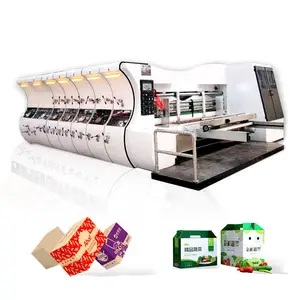 Manual Semi- automatic Automatic Hot Sale Carton Corrugated Cardboard Printing Slotting Cutting Machine Pizza Box Die Cutting