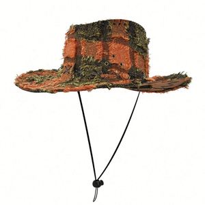 Nuevo Sombrero Vaquero Retro Estilo Americano del Oeste para Hombre y Mujer, Sombrero de Jazz con Aspecto Desgastado, Estilo Étnico, para Viajes al Aire Libre, Fiestas, Protección Solar - Product Image 5