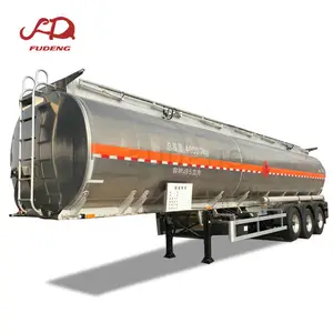 Stainless Steel Liquid Food Transport Semi Trailer 30-60M3 Milk Transport Tank Truck For Sale