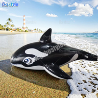 Haute qualité PVC unisexe flottant modèle gonflable dauphin baleine tour eau jouets pour l'eau gonflable installations d'amusement