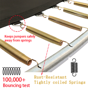 <span class=keywords><strong>Trampoline</strong></span> intérieur/extérieur unisexe de <span class=keywords><strong>16</strong></span> <span class=keywords><strong>pieds</strong></span> pour adultes en mousse plastique PVC polypropylène-pour enfants garçons filles - Product Image 4