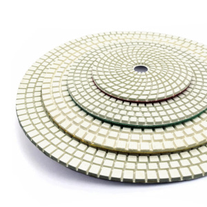 4 pouces Grain 500 10 Pièces Diamant Polissage Ponçage Plaquettes Disques <span class=keywords><strong>pour</strong></span> le Béton De Granit <span class=keywords><strong>Pierre</strong></span> Marbre - Product Image 2