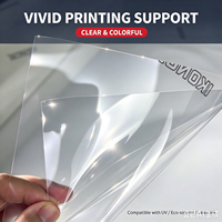 Autocollant de fenêtre de voiture en vinyle ultra-transparent avec protection UV à 95% et anti-rayures, épaisseur 130 microns