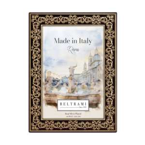 Beltrami Photo <b>Frame</b> 4x6 Real Silver Plated Made In Italy Roma Decorative Metal <b>Frame</b> - Product Image 1