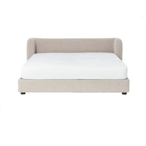 Velluto bianco <span class=keywords><strong>francese</strong></span> imbottito piattaforma King Size telaio del <span class=keywords><strong>letto</strong></span> con deposito camera da <span class=keywords><strong>letto</strong></span> mobili Set Semi doppio Box <span class=keywords><strong>letto</strong></span> per Villa - Product Image 2