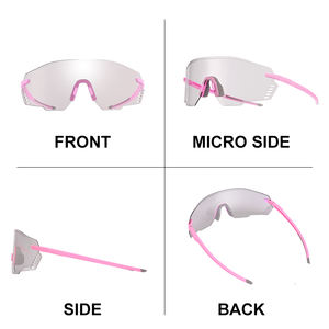 แว่นตากันแดด<span class=keywords><strong>2025</strong></span>สำหรับผู้หญิงแว่นตาสำหรับขี่จักรยานกลางแจ้งแว่นตากีฬาไร้ขอบชิ้นใหม่มาแรง - Product Image 4